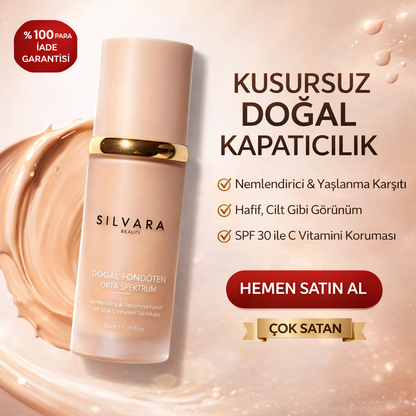 SİLVERA DOĞAL, NEMLENDİRİCİ KIRIŞIKLIK KARŞITI FONDÖTEN